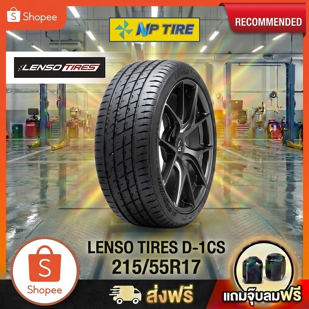 ยาง 215/55R17 LENSO TIRES D-1CS  ราคาต่อเส้น  ปี 2025