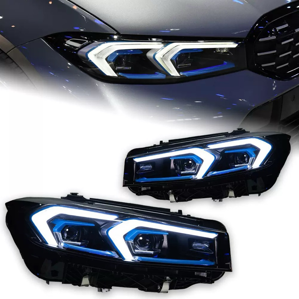 ไฟหน้าแต่ง BMW 3 G20 LCI V.1 ปรับ2สี