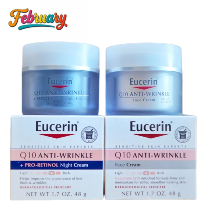 Q10 Anti-Wrinkle Face Creme/Pro-Retinol Night Cream/Redness Relief Night Cream ลดเลือนริ้วรอยลึก และยกกระชับ 48g