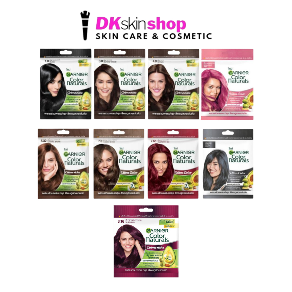 สีย้อมสีผม การ์นิเย่ [1 ซอง] คัลเลอร์ แนทเชอรัลส์ | Garnier Hair Color Naturals