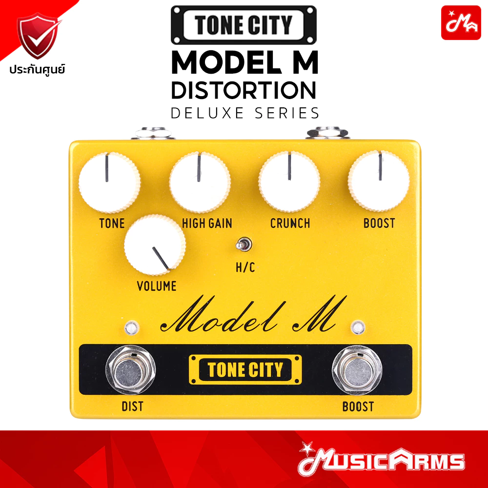 Tone City Model M Distortion Deluxe series Music Arms