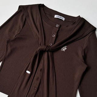 PREM เสื้อแขนยาวมัสตี้ + ผ้าคลุมไหล่ (ได้2ชิ้น) ผ้ายืดหยุ่น …