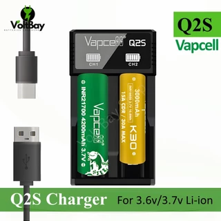 Vapcell Q2S charger เครื่องชาร์จถ่าน แบบ 2 ช่อง