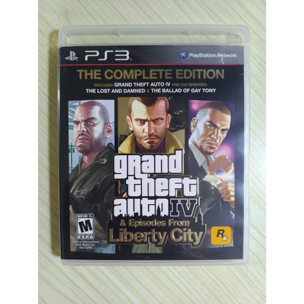 (มือ2) PS3​ -​ GTA​ IV​ 4​ : The​ complete edition​ (Z1)​(Eng)**มีโปสเตอร์