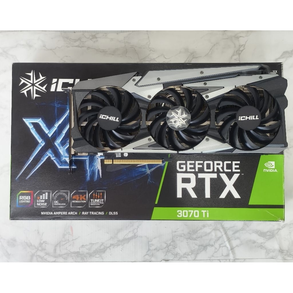INNO3D GeForce RTX 3070 Ti iCHILL X4 8GB GDDR6X สภาพใหม่ มือสอง พร้อมส่ง