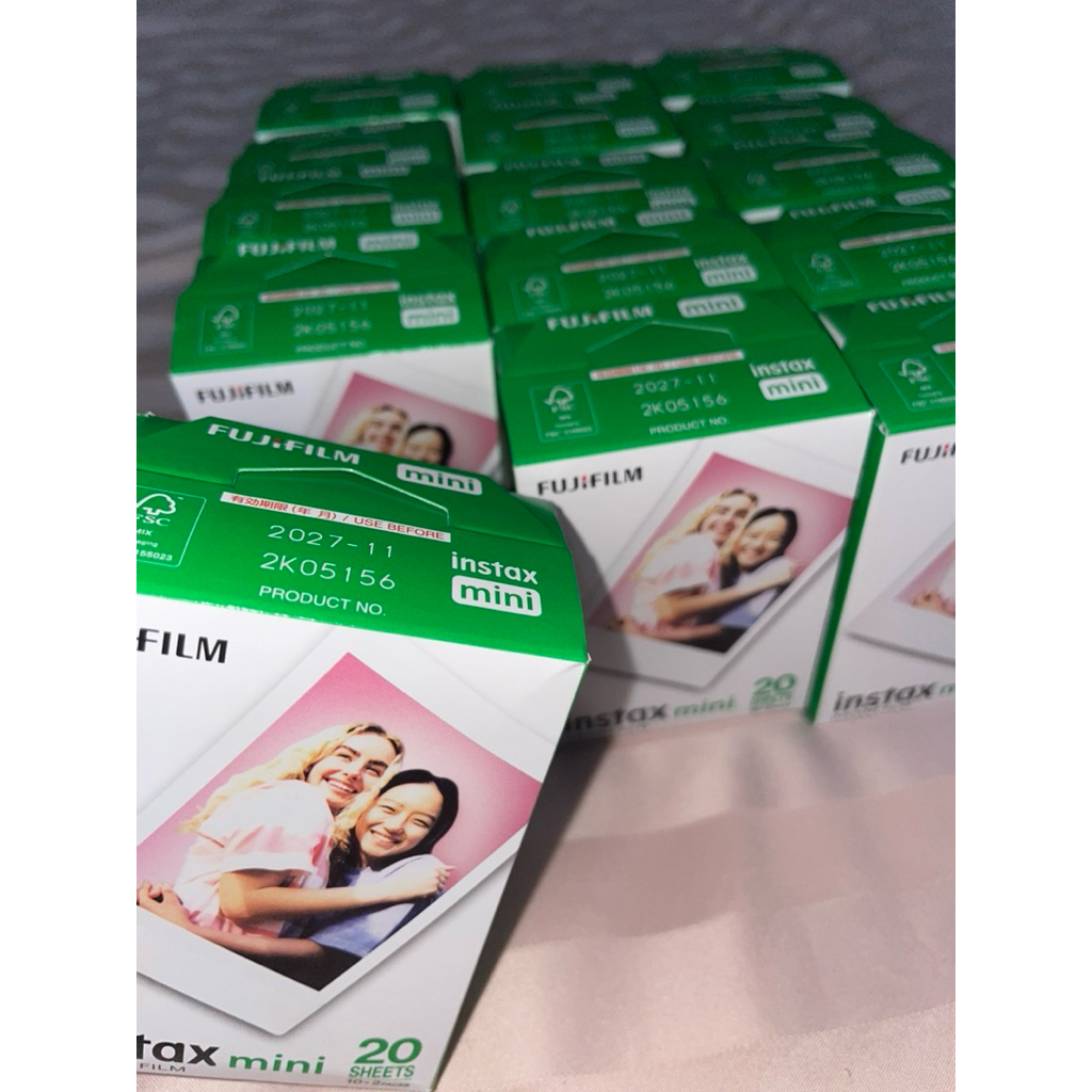 ✅พร้อมส่ง ฟิล์ม Fujifilm Instax Mini instant film ขอบขาว 20/10 ใบ ❤️ล็อตใหม่ หมดอายุ2027
