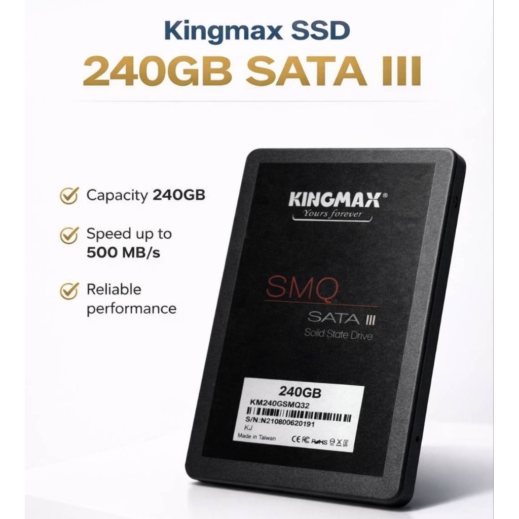 Kingmax SSD Sata 240 gb มือสอง
