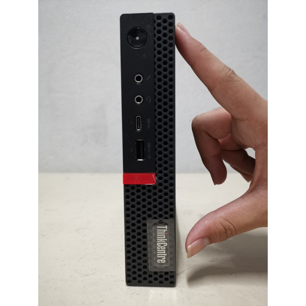 Mini PC Lenovo ThinkCentre M720q CPU Core i5-8400T ฮาร์ดดิสก์ SSD 512 GB มี HDMI ลงโปรแกรมพื้นฐาน พร
