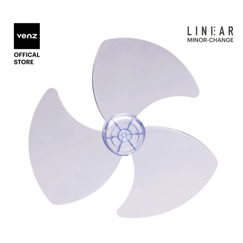 [New Minorchange ใบพัดใส] VENZ เวนซ์ ใบพัดลม รุ่น  Linear 16 นิ้ว