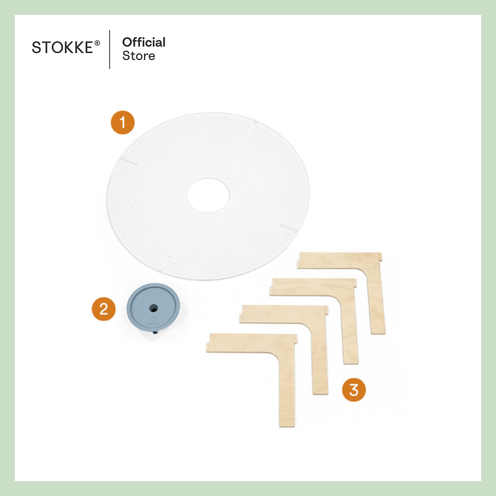 Stokke® Mutable™ Brick Tower V2 Balok Susun 2 Tingkat, Aksesori Meja Aktivitas Stokke® Mutable™ gambar 3