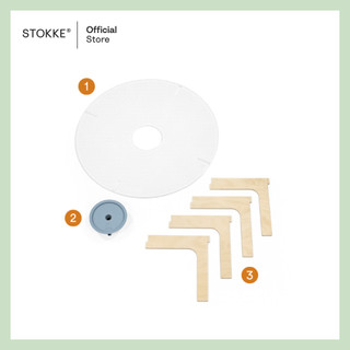 Stokke® Mutable™ Brick Tower V2 Balok Susun 2 Tingkat, Aksesori Meja Aktivitas Stokke® Mutable™ gambar 3