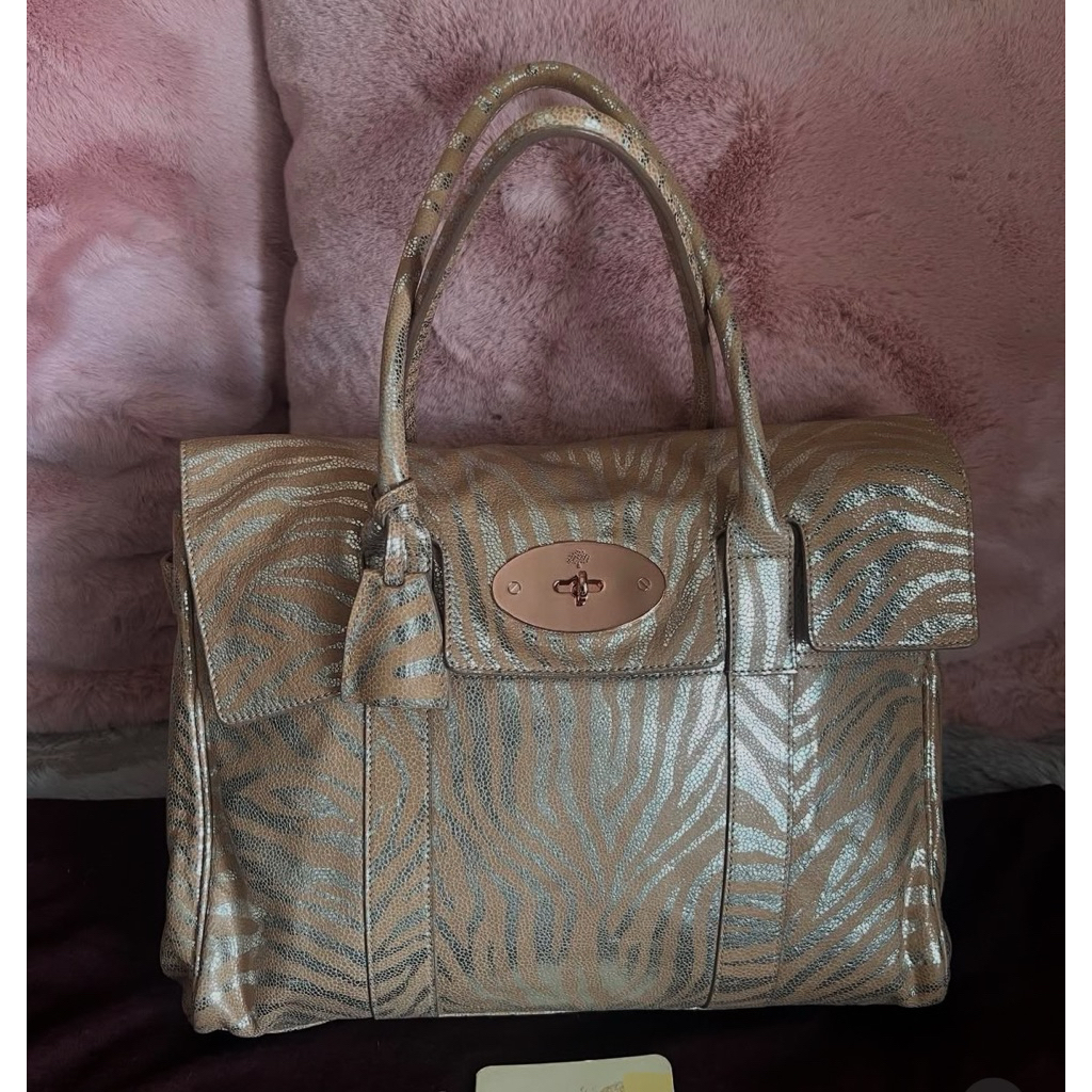 กระเป๋า Mulberry Bayswater อะไหล่สี rose gold สภาพยังสวย น่ารัก หายากมากกกก 💗