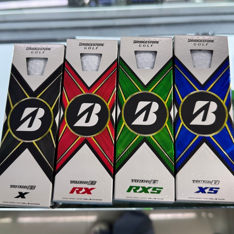 ลูกกอล์ฟ Bridgestone Tour B ขายเป็นหหลอด 1 หลอดมี 3 ลูก