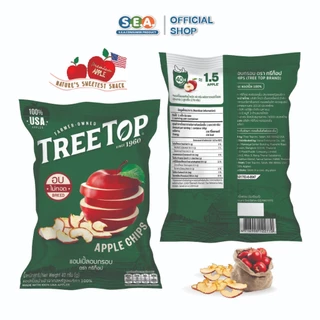 Treetop แอปเปิ้ลอบกรอบ ทรีท้อป 40 กรัม Apple Chips 40g. | Exp : 27 Feb 2027