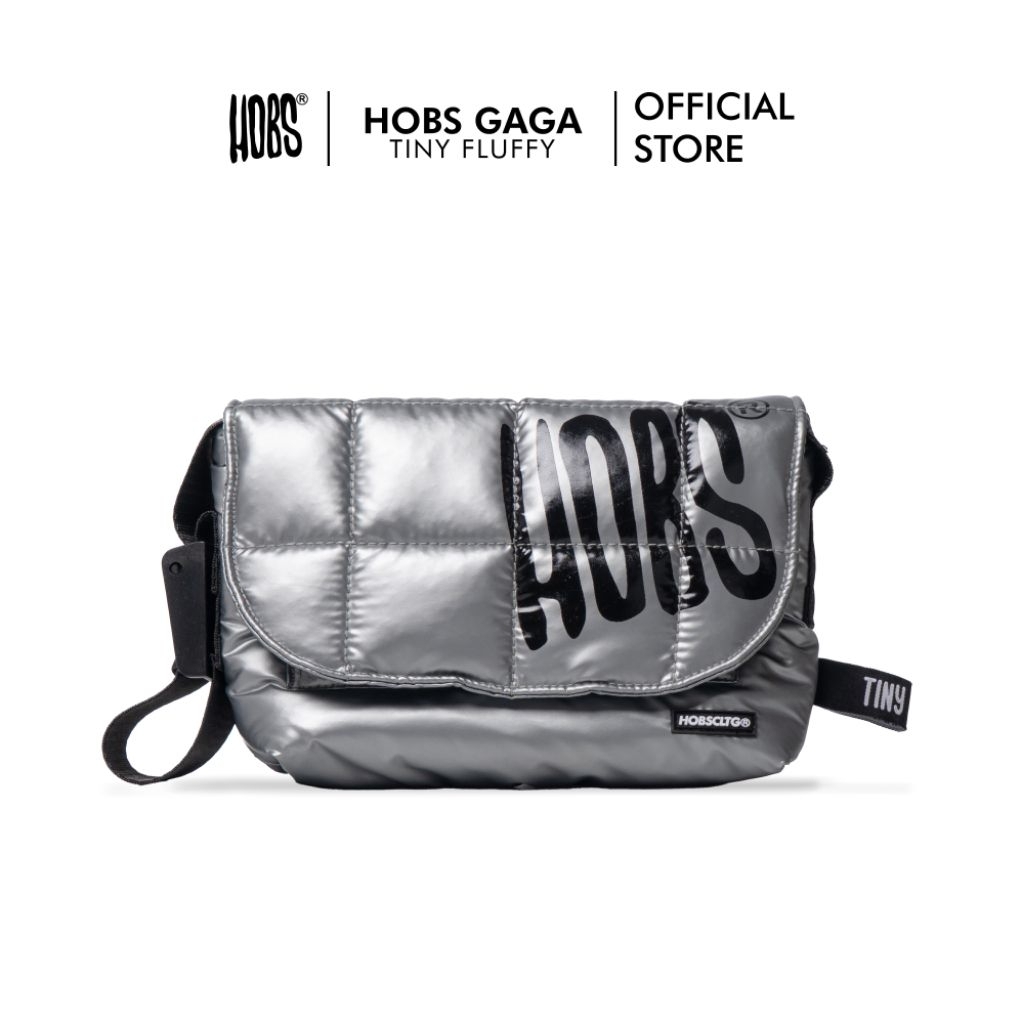 Hobs® กระเป๋าสะพายข้างนุ่มนิ่ม | FLUFFY TINY | Fabric crossbody bag | Nylon Padding Fabric