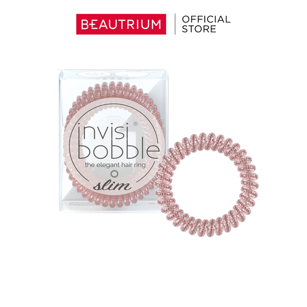 INVISIBOBBLE Slim Pink Monocle 3pcs  ยางรัดผม