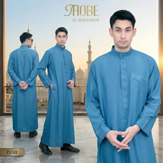 โต๊ปผู้ชายแขนยาว สินค้างานนำเข้า ผ้าใส่สบาย ทรงแขนปล่อย ใส่ออกงาน หรือวันรายอก็ดูดี AF28วาริสมุสลิม