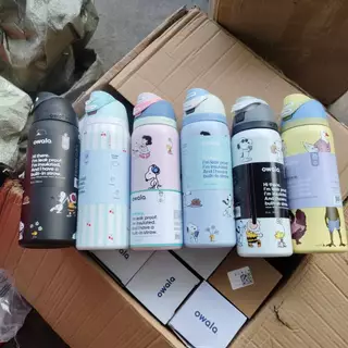 พร้อมส่ง ขวดน้ำเก็บอุณหภูมิ Owala FreeSip สแตนเลส304 24oz /32oz เก็บเย็นยาวนาน ดีไซน์ฝาปิดแน่น ไม่หกไม่ซึม