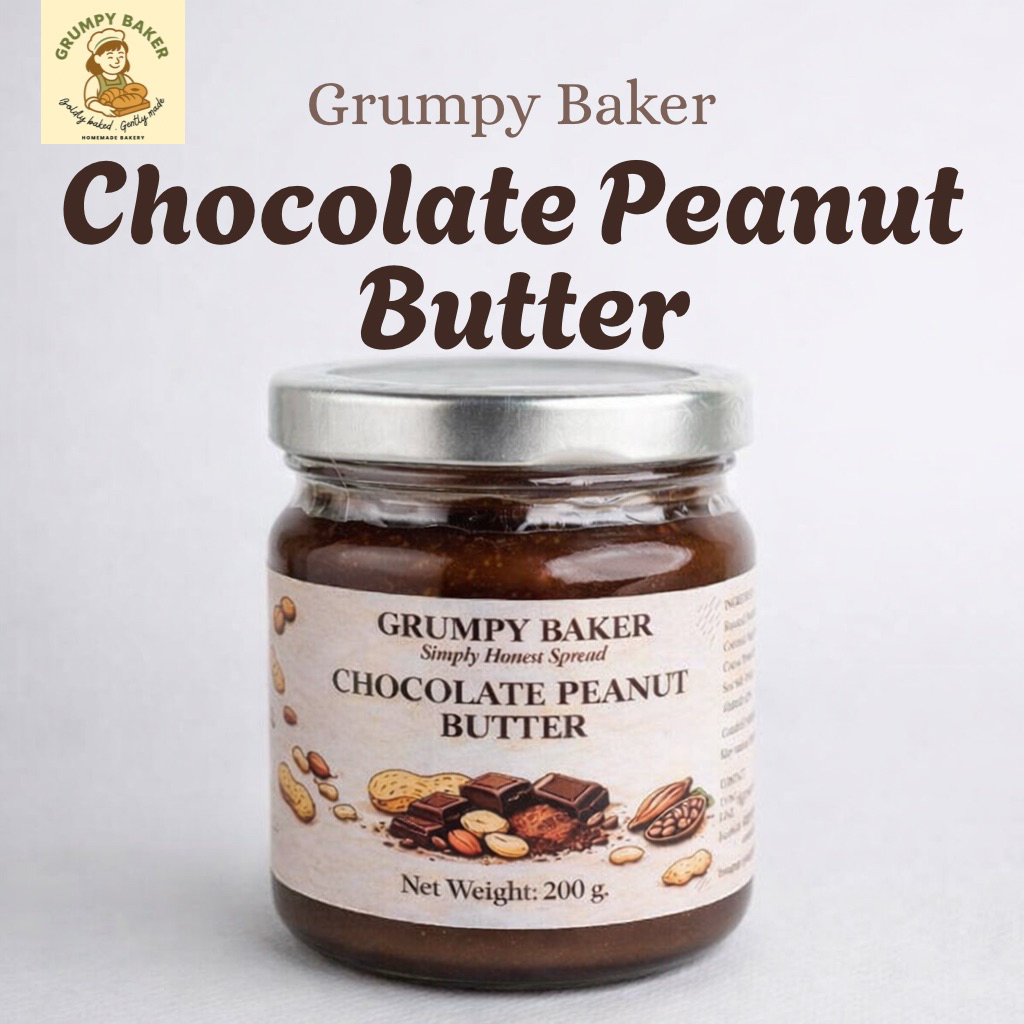 Chocolate peanut butter 🥜  เนยถั่วรสช็อกโกแลต เข้มข้น