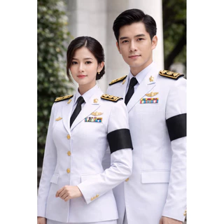 ปลอกแขนไว้อาลัย ผ้ากำม่ะหยี่ ตีนตุ๊กแก