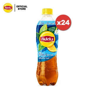 [จัดส่งทั่วประเทศ] [แพ็ก24] ลิปตัน ซีโร่ เลมอน ขวด 445 มล. Lipton Zero Lemon