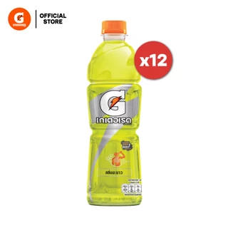 [จัดส่งทั่วประเทศ] [แพ็ก12] เกเตอเรด กลิ่นมะนาว เครื่องดื่มเกลือแร่ ขวด 500มล. Gatorade Lemon