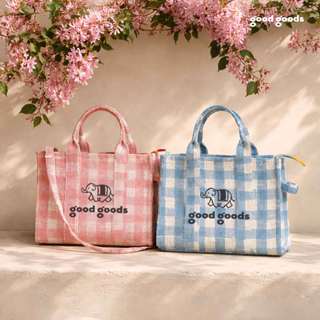 กระเป๋าถือผ้าเข็นมือ บ้านกุดจิก Good Goods