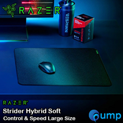 Razer Strider Large Hybrid Soft Mousepad แผ่นรองเมาส์ Control & Speed [450 x 400 x 3mm]