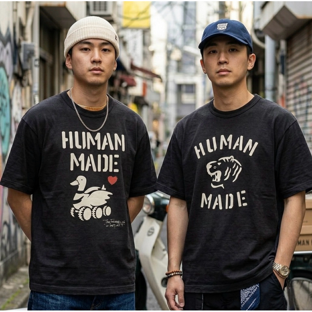 พร้อมส่งในไทย เสื้อยืด Human Made T-Shirt collection ใหม่ของแท้จากญี่ปุ่น100% หิ้วเองทุกตัว