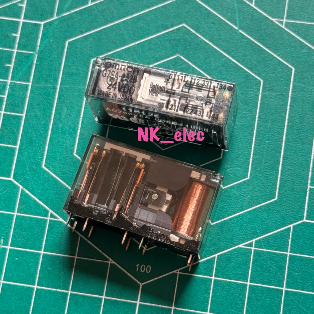 G7SA-2A2B 24VDC 10ขา ราคาต่อ 1 ตัว   มีสินค้าพร้อมส่งในไทย🇹🇭