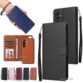 เคส ฝาพับ ล็อคได้ For samsung A57 A17 A07 A16 A26 A36 A56 A06 A27 A04S A05 A05s A55 A25 A15 A14 A24 A34 A54 เปิดปิด