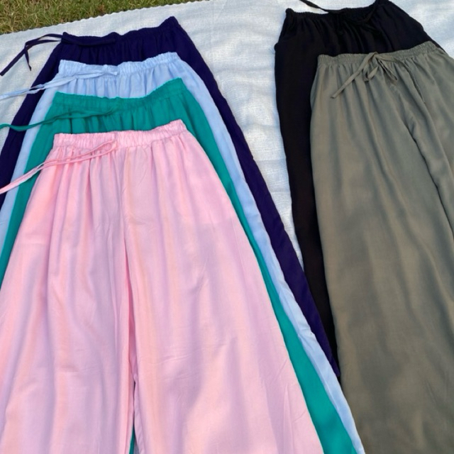 AIYA-LUNA SPUN PANTS กางเกงขายาวผ้าสปัน