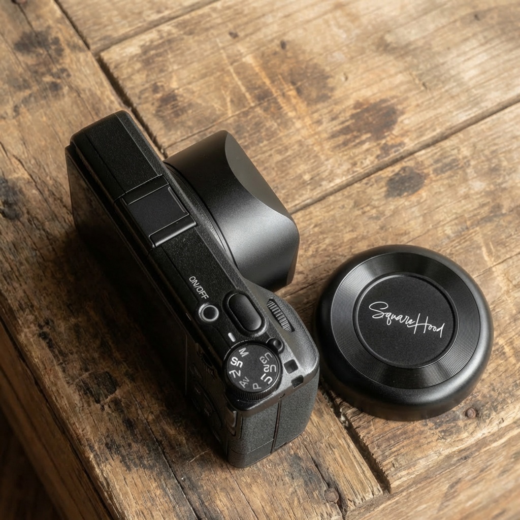 Squarehood Ricoh GRIV V2 Glass Haze เลนส์ฮูด Ricoh GR4