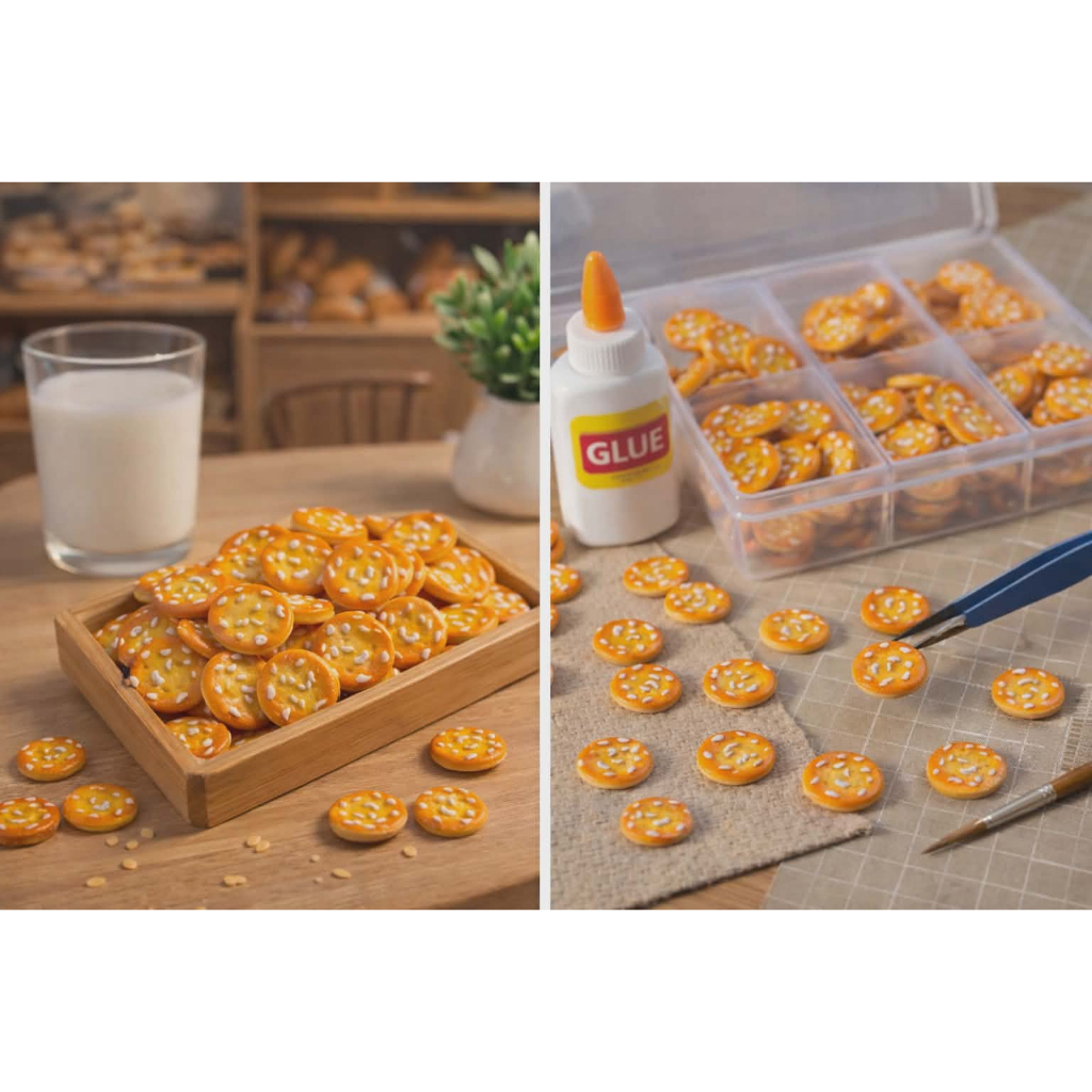 j335 บิสกิตของจิ๋วของเล่นแพ็คละ 10 ชิ่้น