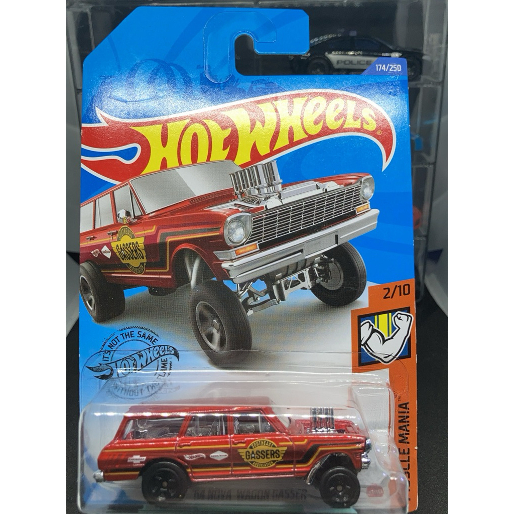 รถเหล็ก HotWheels '64 NOVA WAGON GASSER 3+