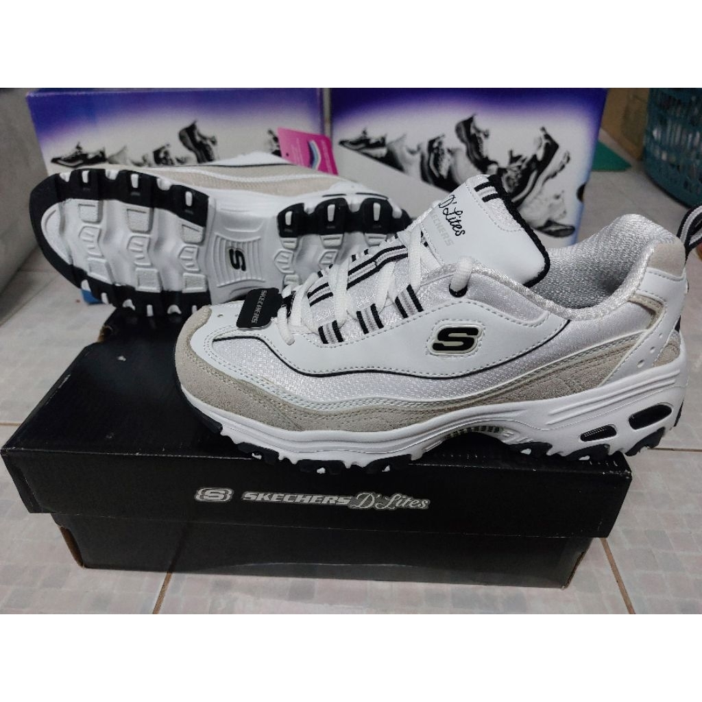 SKECHERS D LITES ของแท้100%  ป้าย3990บาท ราคาพิเศษ แค่1550บาท Size37 =7