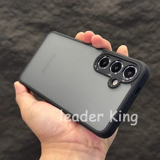 เคสขอบสีหลังด้าน SAMSUNG A07 A17 A57 A06 A16 A36 A56 A05 A05S A55 A25 A35 A15 A02 A42 A12 A02S A03S S/A14/A54/A34 025