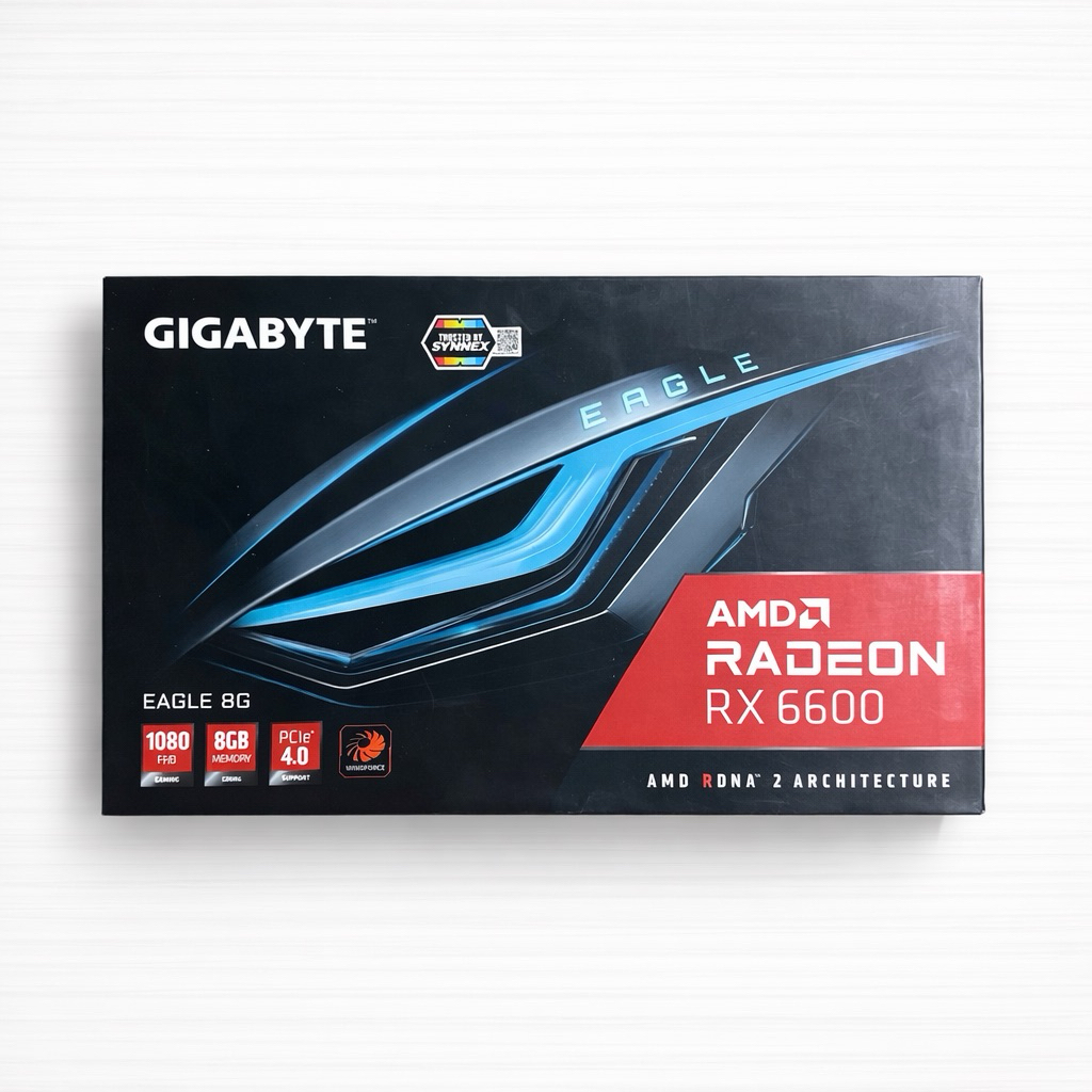 กล่องการ์ดจอ การ์ดจอ กล่อง การ์ดจอ GIGABYTE AMD RADEON RX 6600