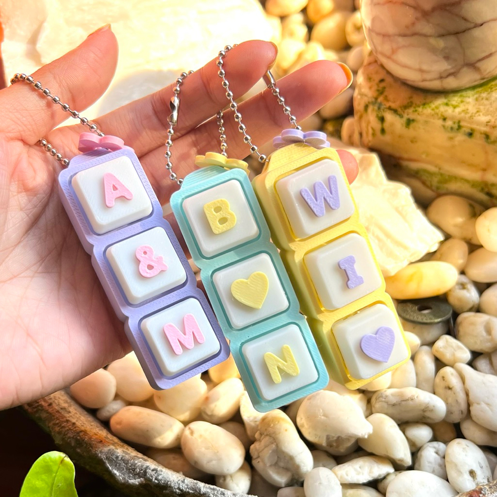 ส่งไว keycaps พวงกุญแจคีย์แคป 3D Custom พวงกุญแจปุ่มกด clicker ชื่อ giveaways ของจวัญปัจฉิม ของที่ระลึก ราคา ถูกที่สุด ดีลบีเคเค แกลเลอรีภาพที่ 3