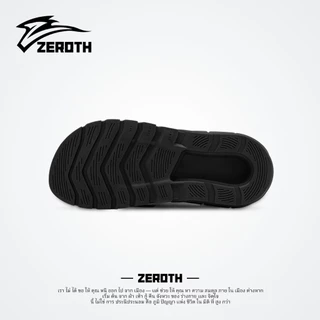 ZEROTH VERSATILE VOYAGER ZT1 รองเท้าแตะคีบผู้ชาย ใส่ทำงาน นวดฝ่าเท้า รองรับอุ้งเท้า กันลื่น เบา ทน ดีไซน์โมเดิร์น สีดำ