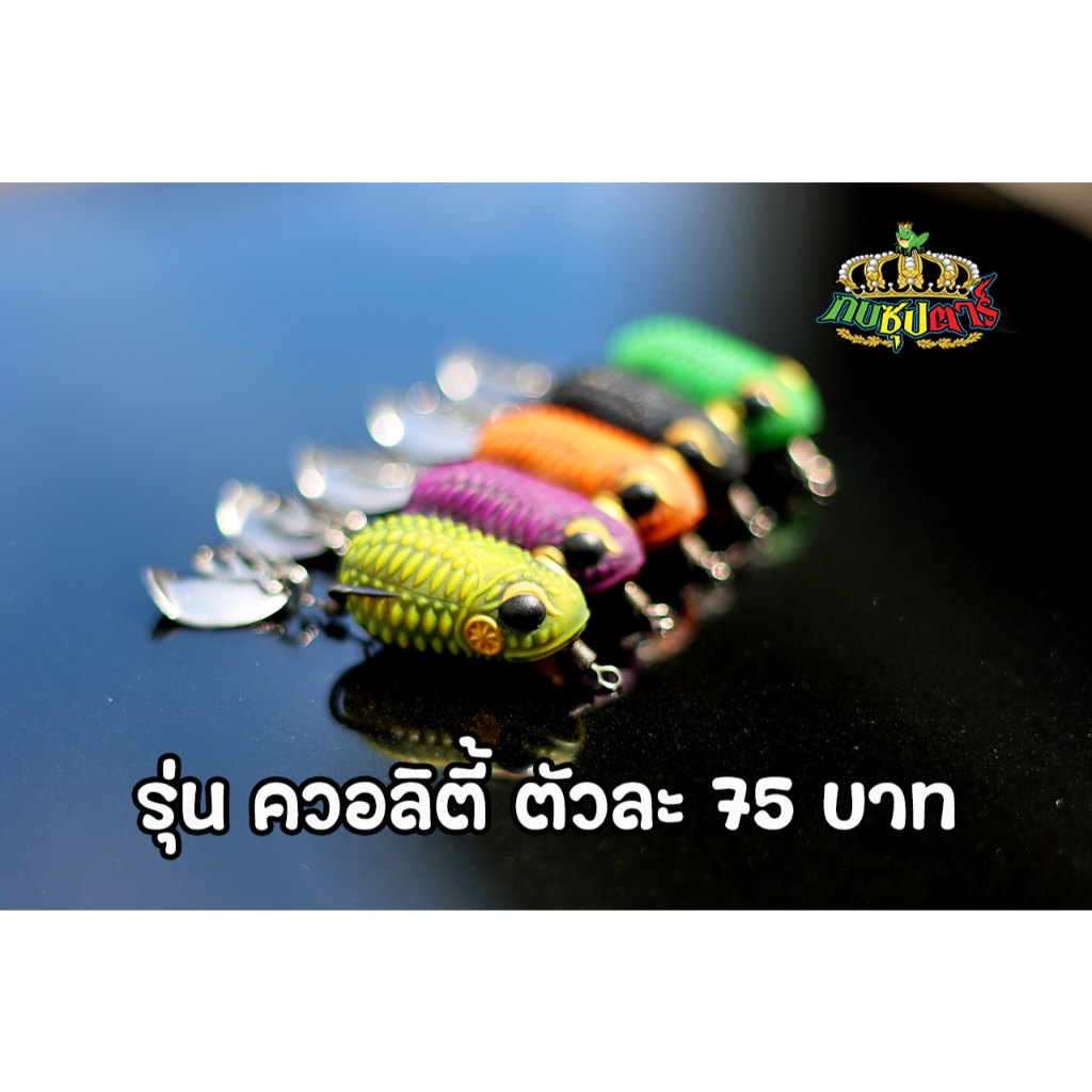 กบยาง ซุปตาร์ รุ่น Quality ควอลิตี้ ขนาด3.5 ซม. น้ำหนัก 6 กรัม ใบหลิวคู่ เบ็ด1/0 ตัวละ 75 บาท รูปที่ 2