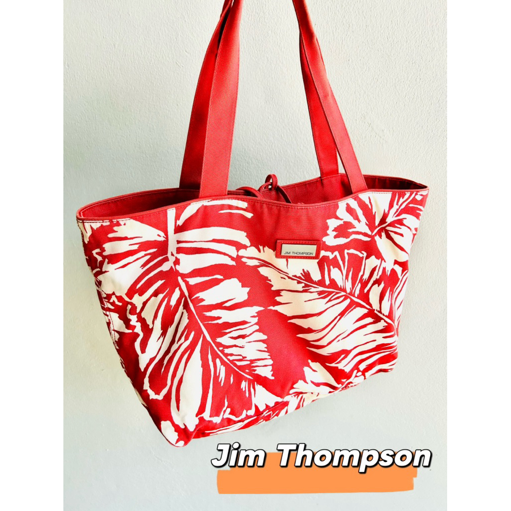 กระเป๋าผ้าแคนวาสหนา แบรนด์ Jim Thompson