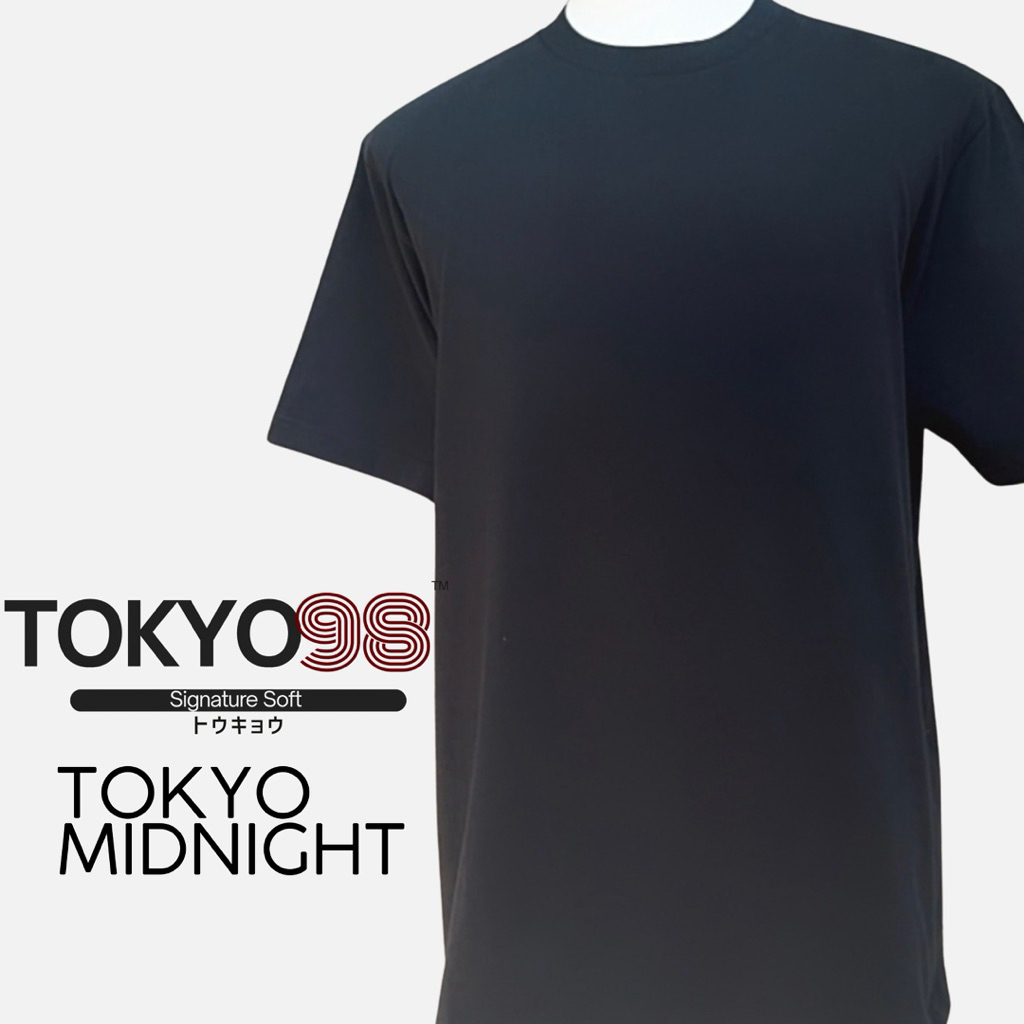 7.7ลดคุ้ม🔥Tokyo 98™ เสื้อยืดสีดำ Premium Cotton นุ่มพิเศษ Signature Soft | เสื้อยืด Minimal สไตล์ญี่ปุ่น ใส่สบาย ทรงสวย