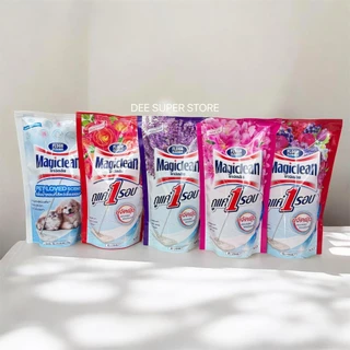 [ยกลัง12ถุง] มาจิคลีนน้ำยาถูพื้น แบบถุงเติม 650มล.-750มล. Magic Clean Floor Cleanerทำความสะอาดพื้น