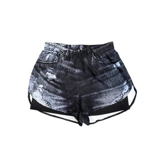 Surething - Fake jeans run short กางเกงวิ่ง มี 2สีใส่สบาย ระบายอากาศ ใส่ได้ทั้งชายและหญิง