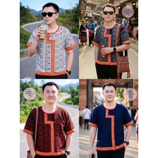 เสื้อผู้ชาย เสื้อพื้นเมืองผ้าฝ้ายสำหรับท่านผู้ชาย มีอก38-56 …