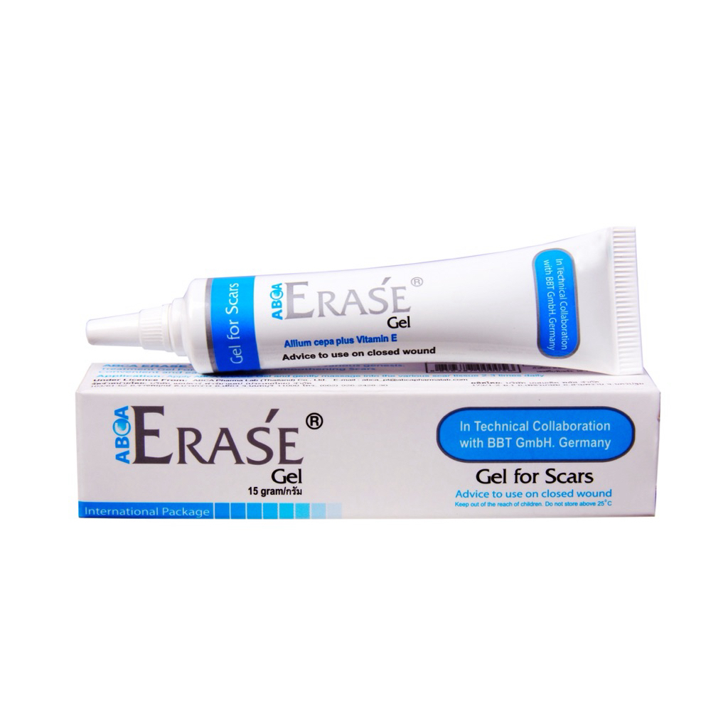 Erase Gel 15 g เจลลดรอยแผลเป็น รอยสิว รอยดำ ABCA