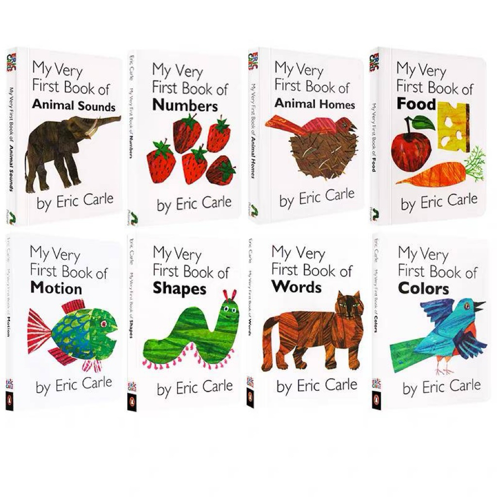 หนังสืออ่านภาษาอังกฤษสำหรับเด็ก ซีรีส์ My Very First Book Eric Carle The Very Hungry Caterpillar