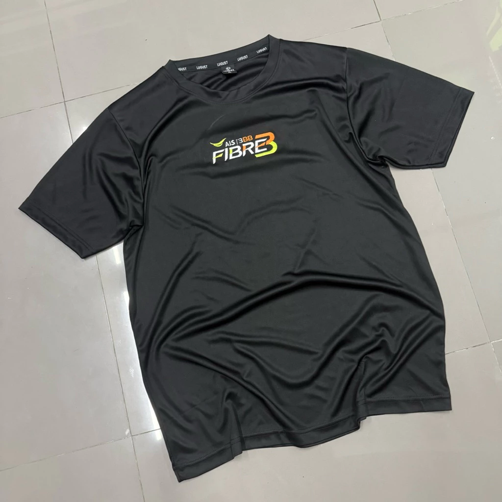 เสื้อยืด แขนสั้น แขนยาว ปัก AIS FIBER