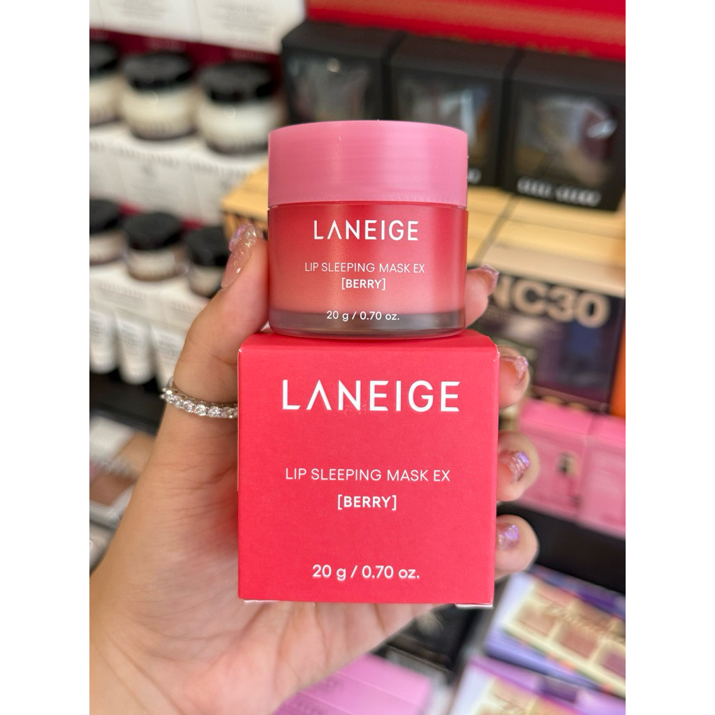 (ป้ายไทย/ของแท้ ) LANEIGE Lip Sleeping Mask EX 20g #Berry